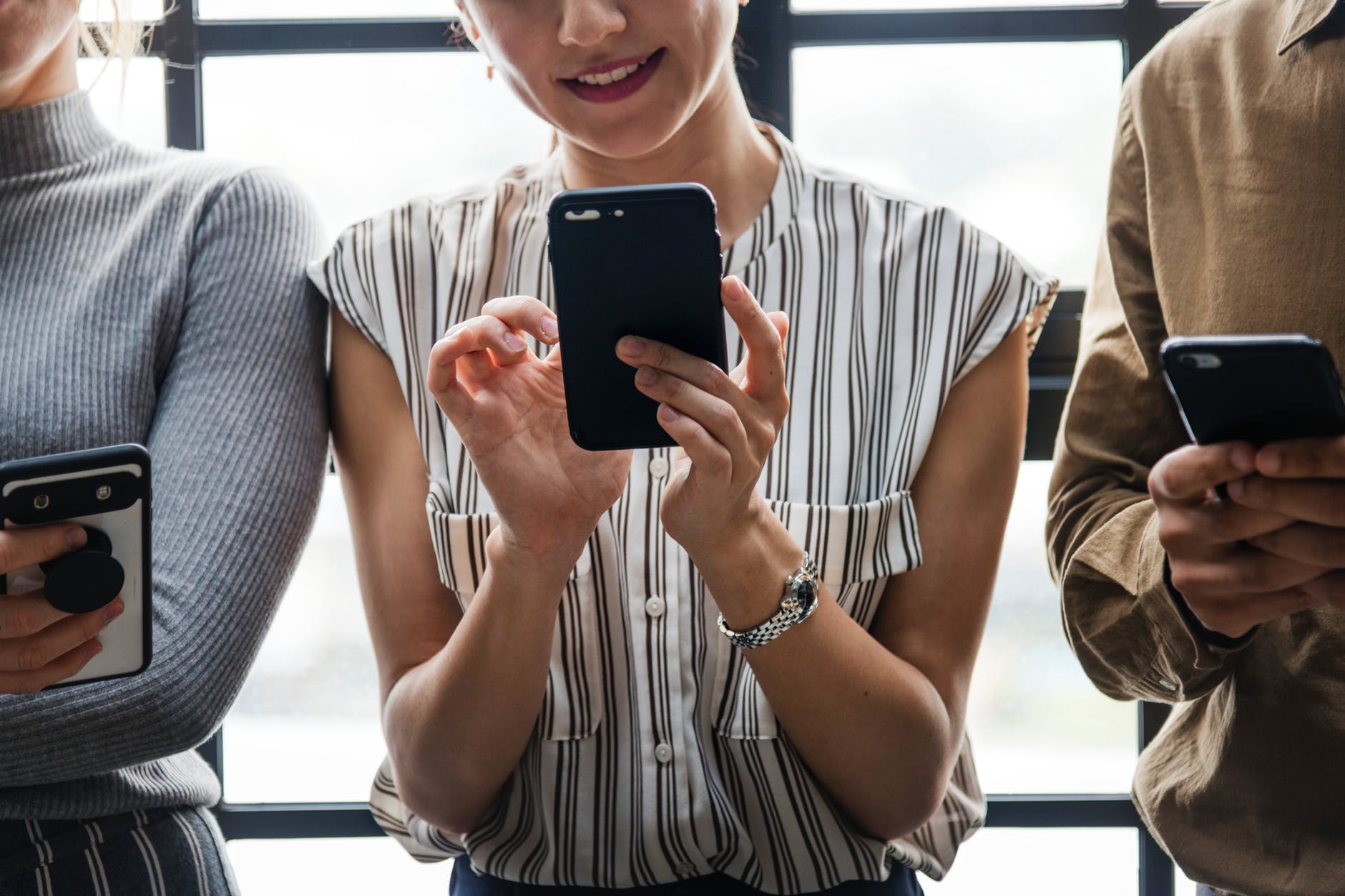 company communicating with custoers through social media